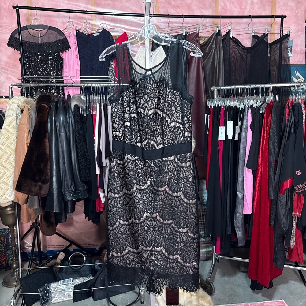 Jax Black and Cream Dress Ptp 20